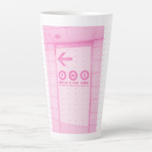tokyo train latte mug