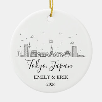 Tokyo Trip Ornament Engagement Honeymoon 2026 