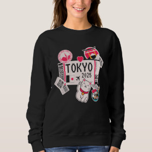 Tokyo Urlaub Flugticket Tokyo 2025 Sweatshirt