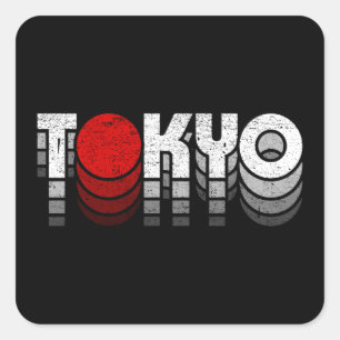 Tokyo Vintage ( 東京Tシャツ ) Square Sticker