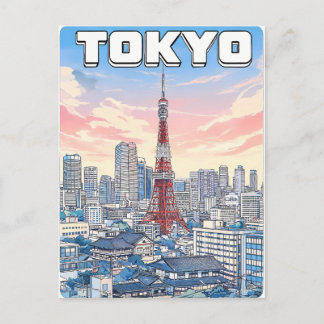 Tokyo Vintage Anime Travel Postcard
