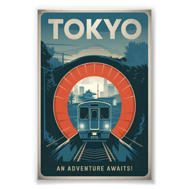 Tokyo vintage photo print (Front)