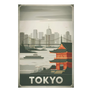 Tokyo vintage photo print