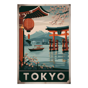 Tokyo vintage poster