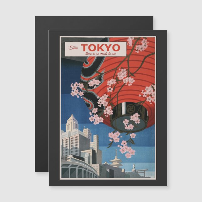 Tokyo Vintage Tourism Ad (Front/Back)