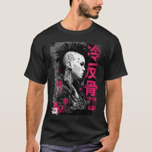 Tokyo Yami – Cold Rebel Punk Portrait T-Shirt