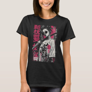 Tokyo Yami – Shadow Warrior Woman with Japanese Ty T-Shirt