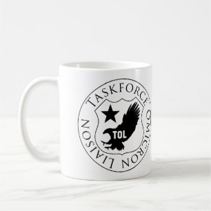 TOL shield (2), black on white mug