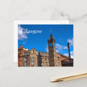 Tolbooth Steeple, Glasgow Cross, Glasgow Postcard