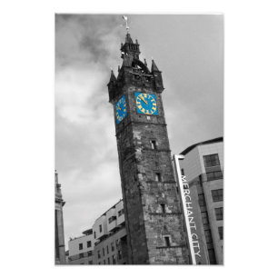 Tolbooth Steeple, Glasgow, Scotland Photo print