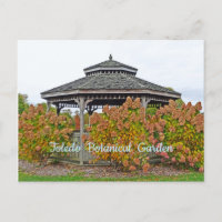 TOLEDO BOTANICAL GARDEN GAZEBO WITH HYDRANGEAS