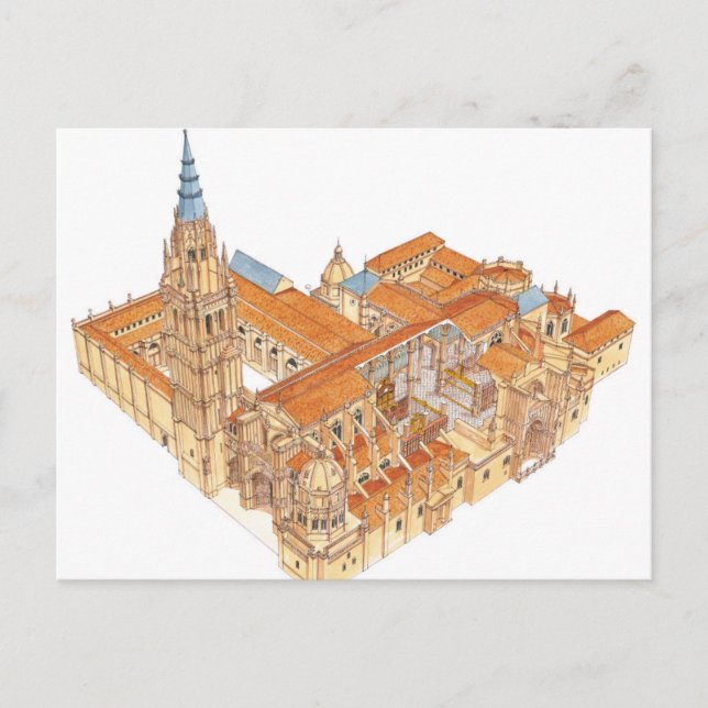 Toledo Cathedral. Spain Postcard (Front)