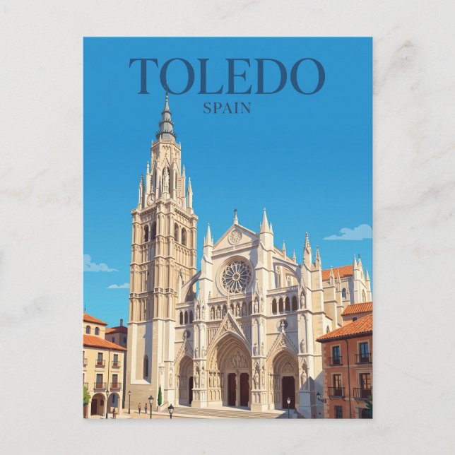 Toledo Cathedral Spain Postcard (Front)