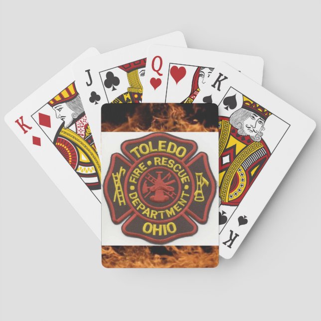 Toledo Fire Department Playing Cards (Back)