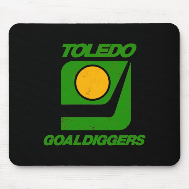 Toledo Goaldiggers 70s80s Hockey Team  Mouse Mat (Front)