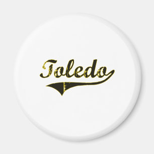 Toledo Iowa Classic Design Magnet