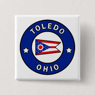 Toledo Ohio 15 Cm Square Badge