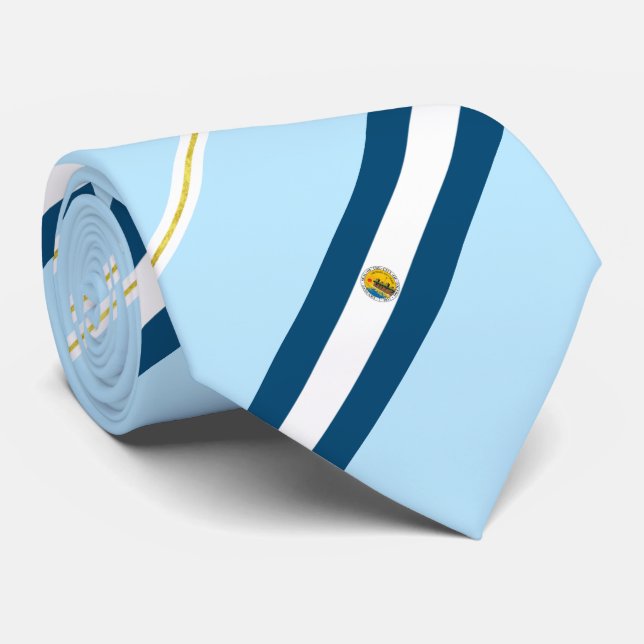 Toledo (Ohio) city flag Neck Tie (Rolled)