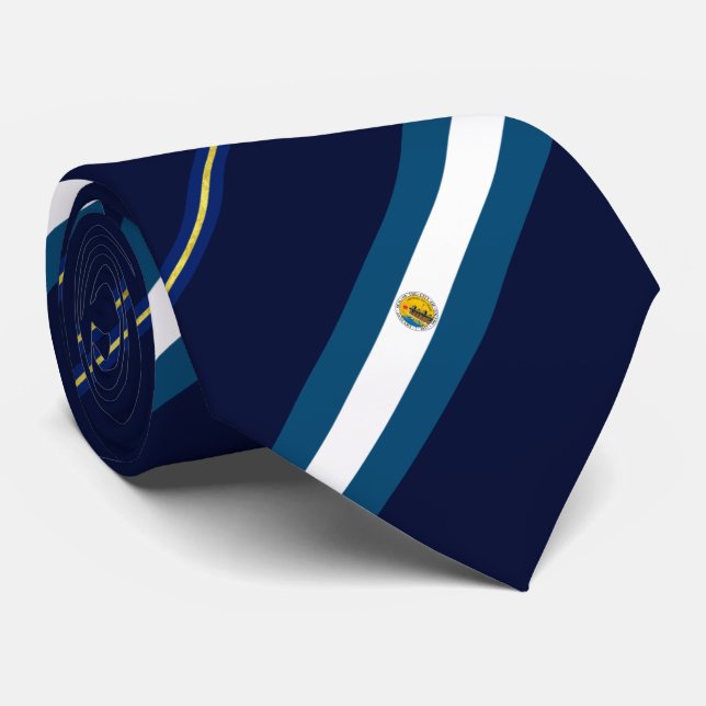Toledo (Ohio) city flag Neck Tie (Rolled)