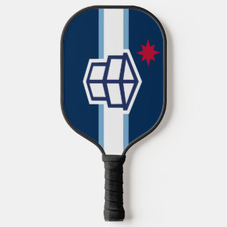 Toledo (Ohio) City flag Pickleball Paddle