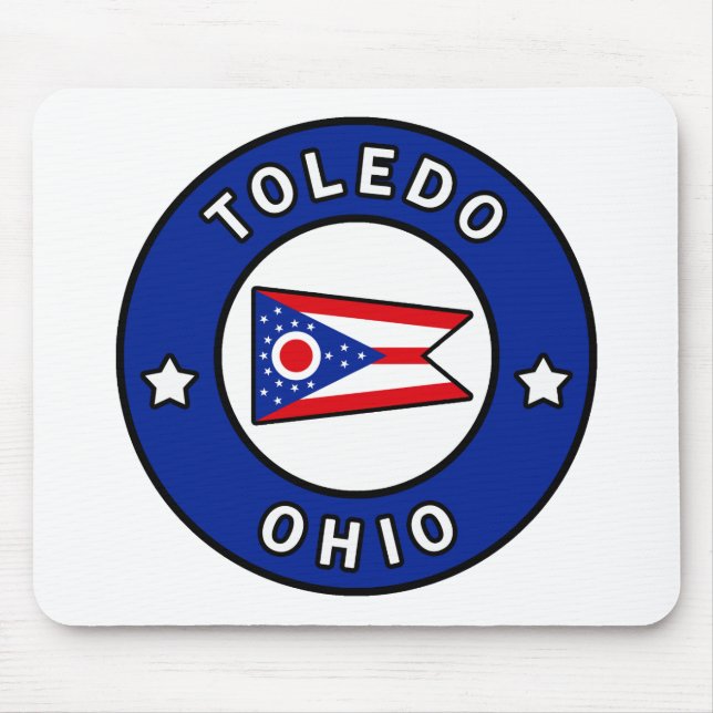 Toledo Ohio Mouse Mat (Front)