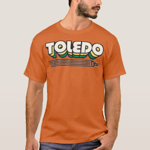 Toledo Ohio Retro Stripes T-Shirt