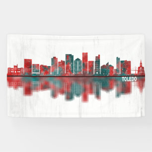 Toledo Ohio Skyline Banner
