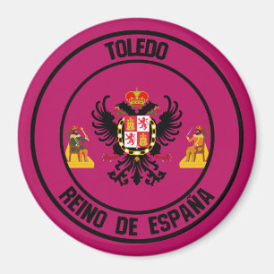 Toledo Round Emblem Magnet