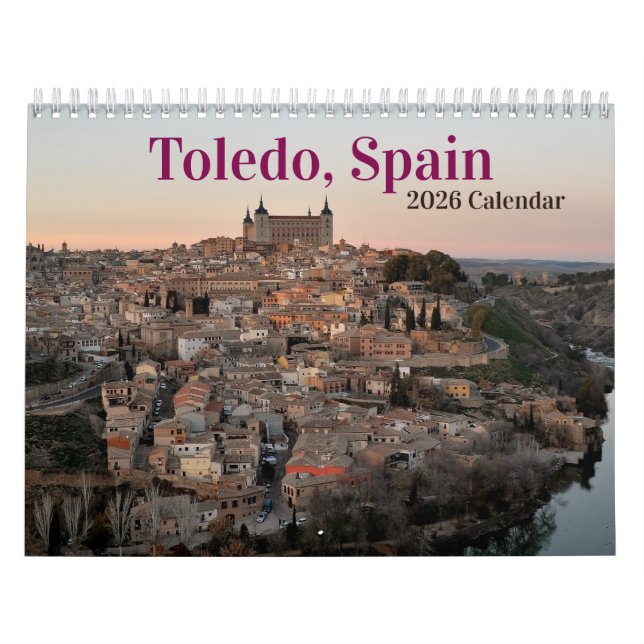 Toledo, Spain 2026 Calendar (Cover)