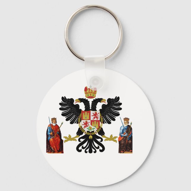 Toledo (Spain) Coat of Arms Key Ring (Front)
