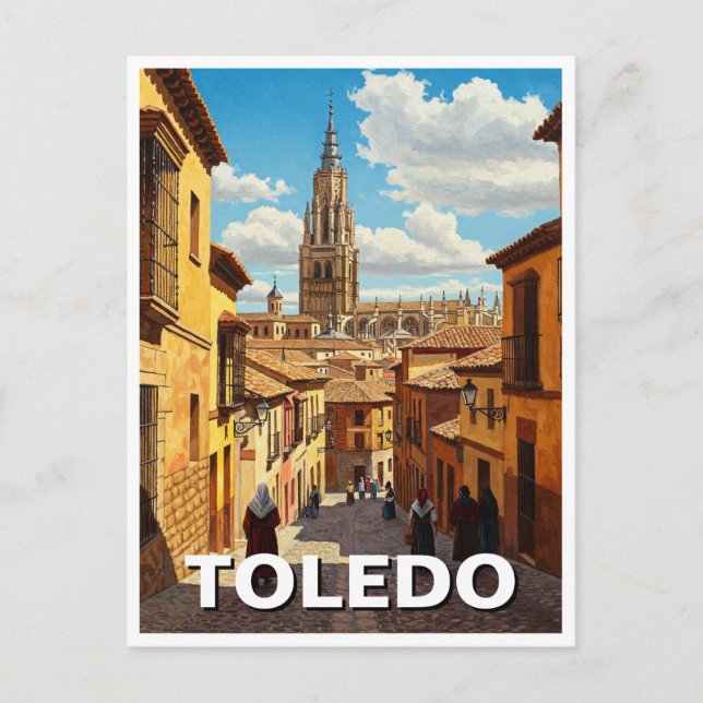 Toledo Spain Travel Postcard (Front)