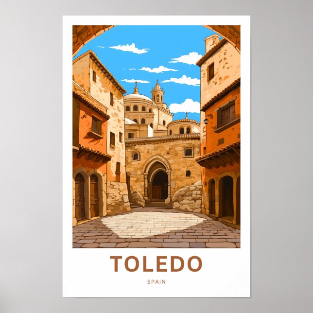 Toledo Spain Travel Print (Front)