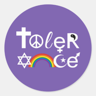 TOLERANCE T-Shirt Classic Round Sticker