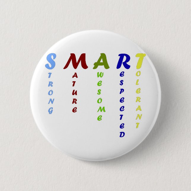 Tolerant 6 Cm Round Badge (Front)