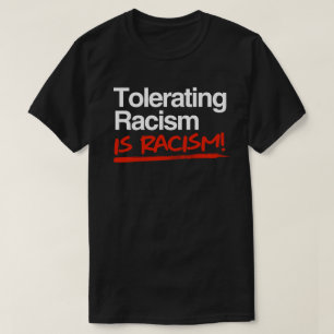 Tolerating racism is racism classic round sticker T-Shirt