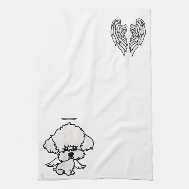 Tolha Pet Angel Tea Towel (Vertical)