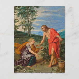 Toli Me Tangere Jesus and Mary Magdalene" Postcard