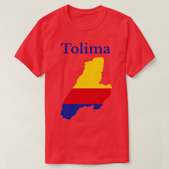 Tolima Department Map Colombia T-Shirt (Design Front)