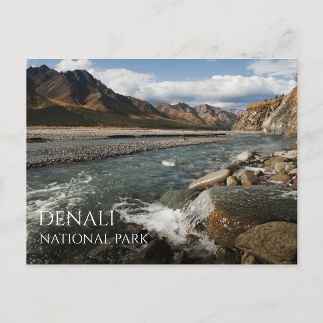 Tolkat River, Denali National Park, Alaska Postcard (Front)