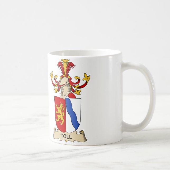 Toll Family Crest Coffee Mug (Right)