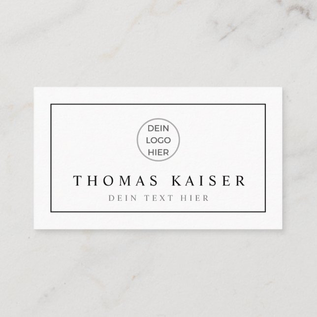 Tolle Visitenkarte für deine Firma Erstellen Business Card (Back)