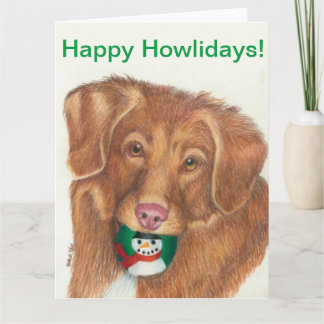 Toller Holiday card