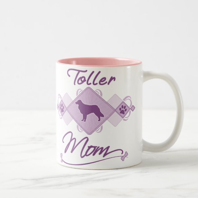 Toller Mum Two-Tone Coffee Mug (Right)