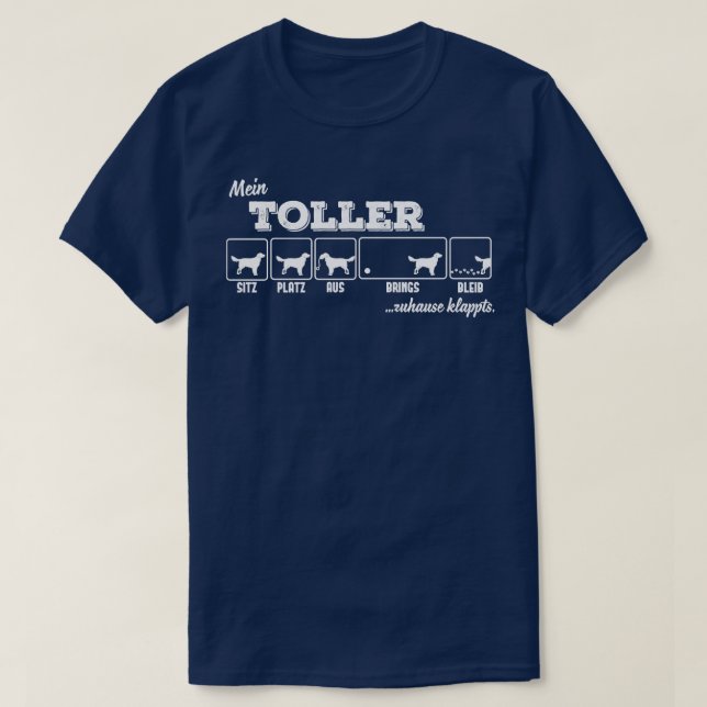 Toller Nova Scotia Duck Tolling Retriever T-Shirt (Design Front)