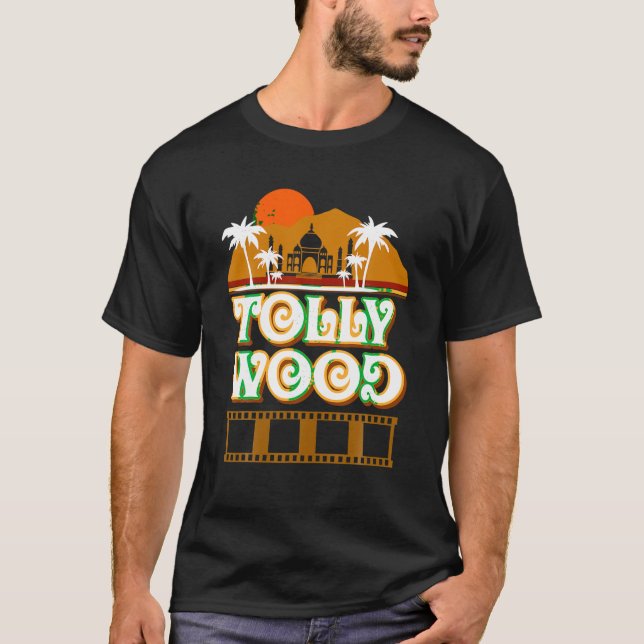 Tollywood Movie Retro Telugu Indian Cinema Lovers  T-Shirt (Front)