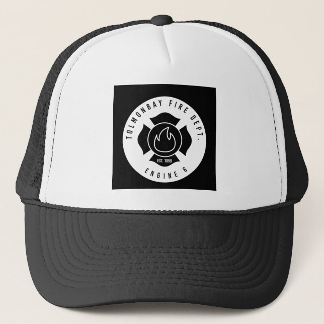 Tolmon bay fire depot trucker hat (Front)