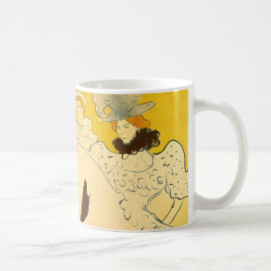 Tolouse Lautrec Dancing Girls Yellow Coffee Mug