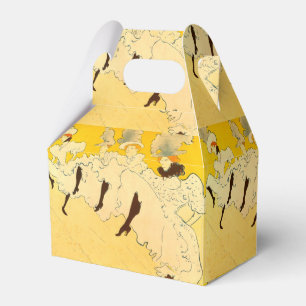 Tolouse Lautrec Dancing Girls Yellow Favour Box