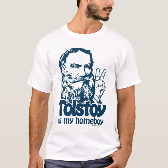 Tolstoy is My Homeboy T-Shirt (Front)