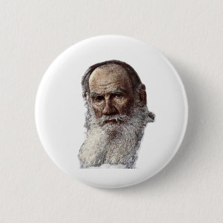 Tolstoy Tote Bag 6 Cm Round Badge